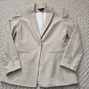 Laura Petites Beige Tailored Blazer Size 6
